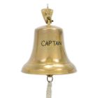 Messing-Schiffsglocke, A BRASS SHIP BELL "CAPTAIN"