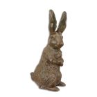 Gusseisentierfigur Hase, Hasenfigur, A CAST IRON RABBIT