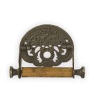 Gusseisen-Toilettenpapierhalter, A CAST IRON "ST. PANCRAS" TOILET ROLL HOLDER