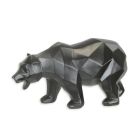 Kunststeinfigur Bär, schwarz