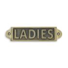 Gusseisenschild "Ladies" (Damen), A CAST IRON "LADIES" PLAQUE