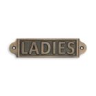 Gusseisenschild "Ladies" (Damen), A CAST IRON "LADIES" PLAQUE