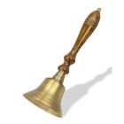 Schulglocke aus Messing, A BRASS SCHOOL BELL - LARGE