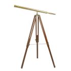 Messingteleskop auf Stativ, A BRASS TELESCOPE ON STAND