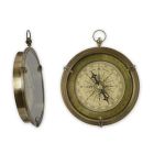 Taschenkompass aus Messing, A BRASS POCKET COMPASS