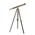 Messing-Teleskop auf Stativ, A BRASS TELESCOPE ON STAND