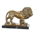 Bronzetierfigur Löwe, A BRONZE SCULPTURE OF A LION