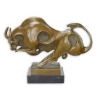 Moderne Bronzetierfigur Stier, A MODERNIST BRONZE SCULPTURE OF A BULL