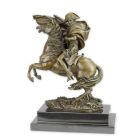 Bronzefigur Napoleon zu Pferd, A BRONZE SCULPTURE OF NAPOLEON CROSSING THE ALPS