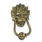 Türklopfer mit Löwenkopf aus Gusseisen, A CAST IRON LION HEAD DOOR KNOCKER