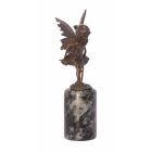 Bronzefigur Elfe, A BRONZE SCULPTURE OF A FAIRY