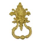 Türklopfer aus Gusseisen, messingfarben, A CAST IRON DOOR KNOCKER - BRASS COLOUR