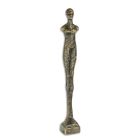 Moderne Gusseisenfigur Frau, A CAST IRON MODERNIST FIGURINE OF A STANDING WOMAN