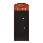 Magnettafel mit der Aufschrift "Coffee", A MAGNETIC BOARD COFFEE