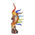 Abstrakte Glasskulptur Sonnenkopf im Murano-Stil, A MURANO STYLE ABSTRACT GLASS SCULPTURE OF A SUNHEAD