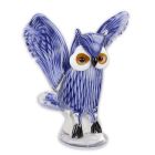 Glasfigur Eule im Murano-Stil, A MURANO STYLE GLASS FIGURINE OF AN OWL