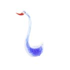 Glasfigur Schwan im Murano-Stil, A MURANO STYLE MINIATURE GLASS FIGURINE OF A SWAN