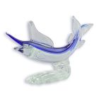 Glasfigur Speerfisch im Murano-Stil, A MURANO STYLE GLASS FIGURINE OF A MARLIN