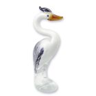 Glasfigur Storch im Murano-Stil, A MURANO STYLE GLASS FIGURINE OF A STORK