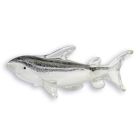 Glasfigur Hai im Murano-Stil, A MURANO STYLE GLASS FIGURINE OF A SHARK