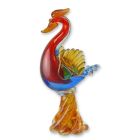 Glasfigur Phönix im Murano-Stil, A MURANO STYLE GLASS FIGURINE OF A PHOENIX