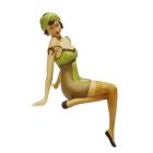 Polyresinfigur Pin-Up, Frauenfigur, A RESIN FIGURINE OF A PIN-UP GIRL