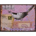 Wandbild aus Blech, TIN PLAQUE