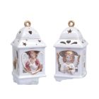 2er-Set Porzellan-Teelichthalter, Windlicht, A PAIR OF PORCELAIN TEA LIGHT HOLDERS