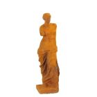 Gusseisenfigur Venus, rostfarben, A RUSTY CAST IRON FIGURINE OF VENUS