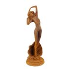 Gusseisenfigur Geburt der Venus, rostfarben, A RUSTY CAST IRON FIGURINE OF THE BIRTH OF VENUS