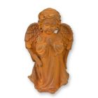 Gusseisenfigur Putte, Engelfigur, rostfarben, A RUSTY CAST IRON FIGURINE OF A PRAYING PUTTO