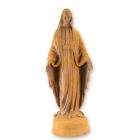 Gusseisenfigur Madonna, rostfarben, A RUSTY CAST IRON FIGURINE OF MADONNA