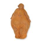 Gusseisenfigur Frau, rostfarben, A RUSTY CAST IRON FIGURINE OF A FEMALE NUDE