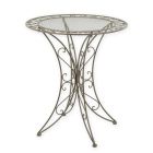 Gartentisch aus Eisen, braun, A BROWN IRON GARDEN TABLE