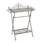 Badezimmertisch, braun, A WROUGHT IRON BATHROOM TABLE, BROWN