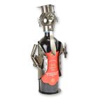 Flaschenhalter "Absolvent" aus Zinn, A TIN BOTTLE HOLDER GRADUATE