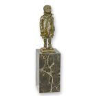 Bronzefigur kleiner Junge, A BRONZE SCULPTURE OF A LITTLE BOY