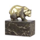 Bronzetierfigur Panda, A BRONZE SCULPTURE OF A PANDA