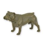 Bronzefigur englische Bulldogge, A BRONZE SCULPTURE OF AN ENGLISH BULLDOG