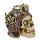 Steampunk Schädel, Polyresin, A RESIN STEAMPUNK SKULL