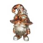 Steampunkfigur Zwerg, Gnom, Wichtel, Polyresin, Höhe 21,8 cm, A RESIN STEAMPUNK FIGURINE OF A GNOME