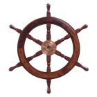 Steuerrad aus Holz, A WOODEN STEERING WHEEL