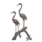 Bronzefigur Reiher, A BRONZE HERON FOUNTAIN