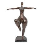 Moderne Bronzefigur weiblicher Akt, A MODERNIST BRONZE SCULPTURE OF A FEMALE NUDE