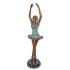 Bronzefigur Ballerina, A BRONZE SCULPTURE OF A BALLERINA