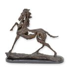 Bronzetierfigur Pferd, modern, durchbrochener Stil, Höhe 50,7 cm, Pferdefigur, Tierfigur, Gartenfigur, A PIERCED BRONZE SCULPTURE OF A HORSE