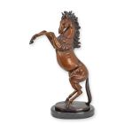 Bronzetierfigur Pferd, Pferdefigur, Bronzepferd, Tierfigur, Gartenfigur,  A BRONZE SCULPTURE OF A STAGGERING HORSE