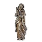 Bronzefigur Madonna, A BRONZE SCULPTURE OF MARY