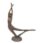 Moderne Bronzefigur Tänzerin, A MODERNIST BRONZE SCULPTURE OF A DANCER