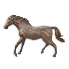 Bronzetierfigur Pferd, Pferdefigur, A BRONZE SCULPTURE OF A HORSE